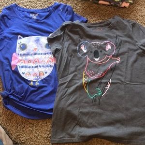 Little girls tshirts 7-8